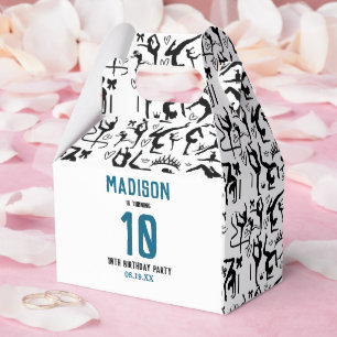 Mädchen moderne schwarze Gymnastik Kinder 10. Gebu Geschenkschachtel
