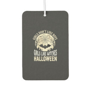 Mädchen mögen Hexen Halloween-Fledermaus-Design_1 Autolufterfrischer