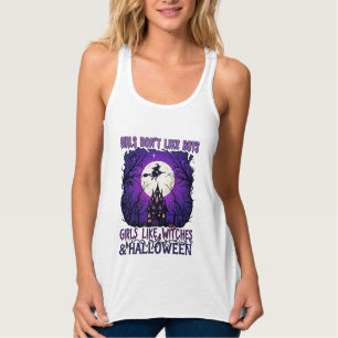 Mädchen mögen keine Hexen-Jungs Halloween Spukhaus Tank Top