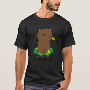 Mädchen mögen Wildtiere Wombats Nature Rodent T-Shirt
