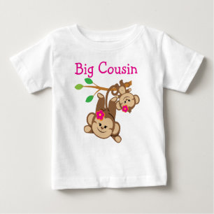 Mädchen Monkeys großen Cousin Baby T-shirt