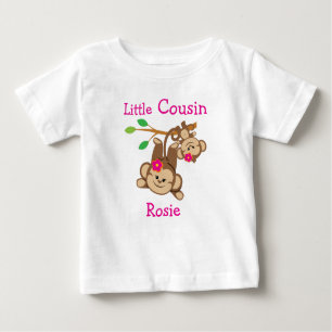 Mädchen Monkeys kleinen Cousin Baby T-shirt