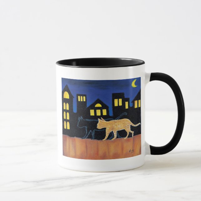 "Mädchen-Nachtheraus" Kaffee-Tasse Tasse (Rechts)