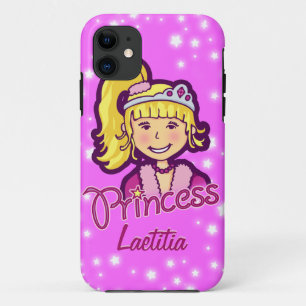 Mädchen namens Prinzessin Stern Flieder Rosa iPhon Case-Mate iPhone Hülle