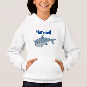 Mädchen Narwal Hoodie