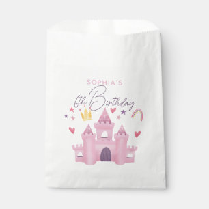Mädchen Niedlich Pink Princess Palace 6. Geburtsta Geschenktütchen