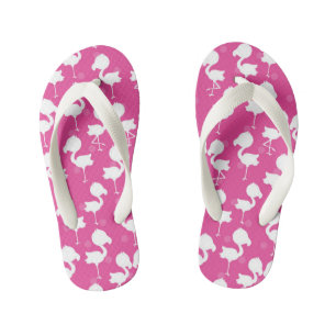 Mädchen niedlich rosa Flamingo Muster Flip Flops