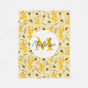 Mädchen Niedlich süße Sommerblütenbäume Kinder Fleecedecke