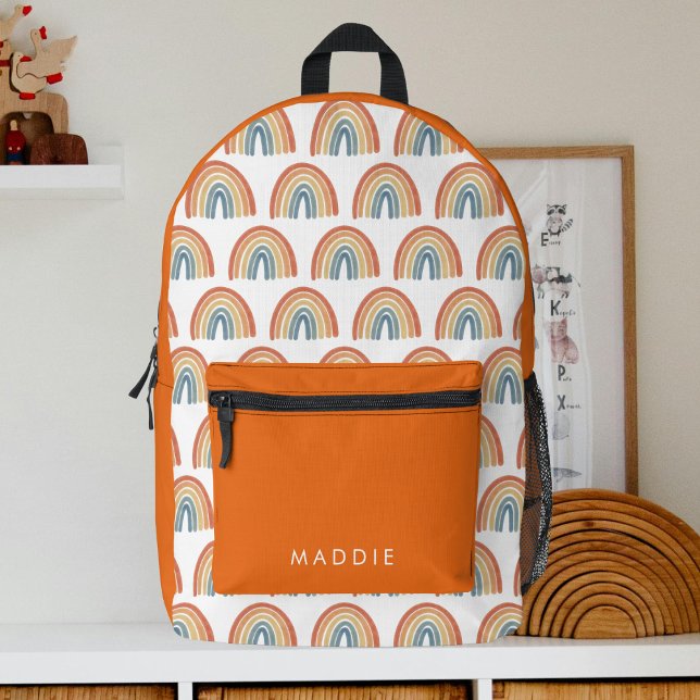 Mädchen Niedlicher Regenbogen Bedruckter Rucksack (Von Creator hochgeladen)