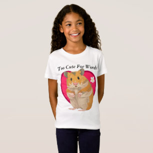 Mädchen-niedliches Hamster-T-Shirt T-Shirt