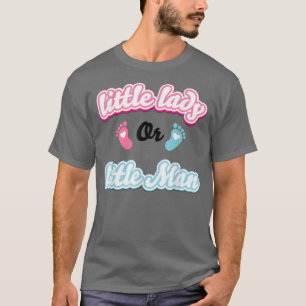 Mädchen oder Junge Geschlecht offenbaren Party, kl T-Shirt
