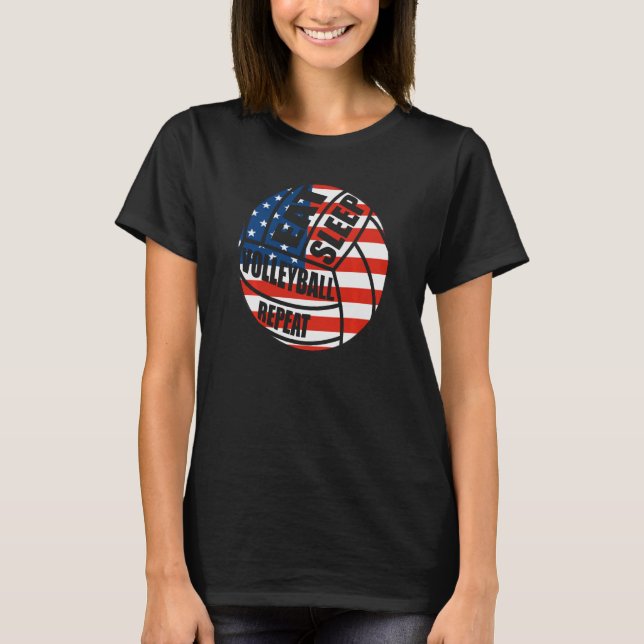 Mädchen oder Jungen US Flagge Amerikaner essen Sch T-Shirt (Vorderseite)