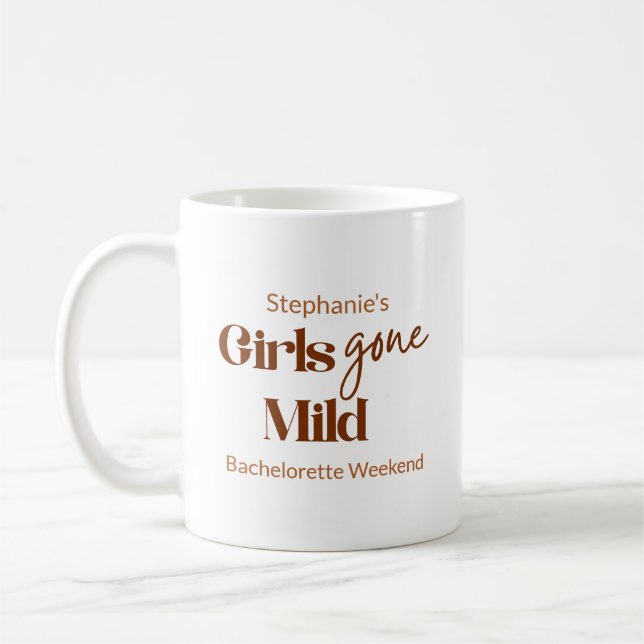 Mädchen ohne Grenzen Stylishes Skript Bach Strand  Kaffeetasse (Links)