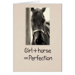 Mädchen + Pferd = Perfektion