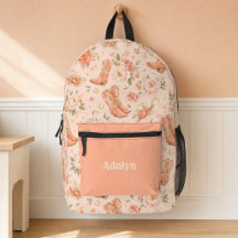 Mädchen Pfirsich Western Coquette Shabby Chic Mono