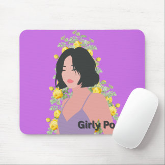 Mädchen-Pop-Bob-Mauspad Mousepad