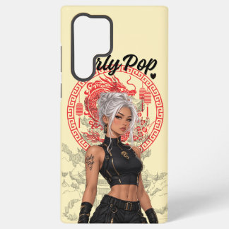 Mädchen-Pop-Drache-Handyhülle Samsung Galaxy Hülle