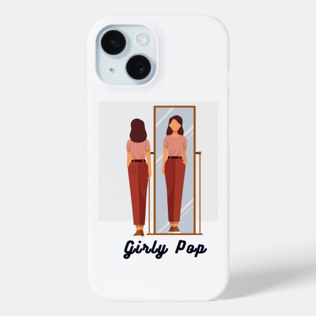 Mädchen-Pop-Handyhülle Case-Mate iPhone Hülle (Rückseite)