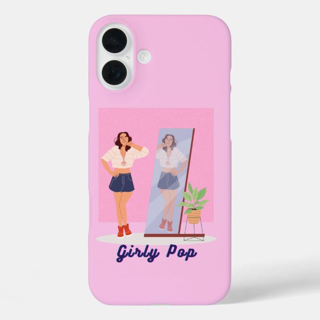 Mädchen-Pop-Handyhülle Case-Mate iPhone Hülle (Rückseite)