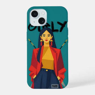 Mädchen Pop Schwerter Handyhülle iPhone 15 Hülle