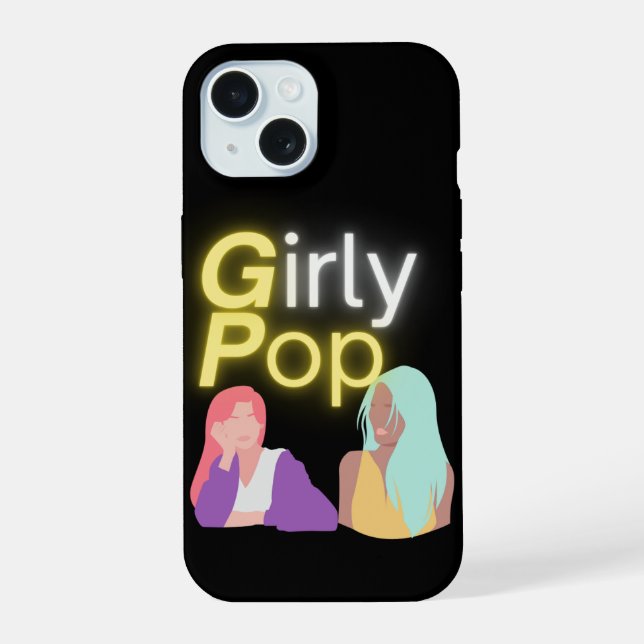 Mädchen-Pop-Telefon iPhone 15 Hülle (Rückseite)