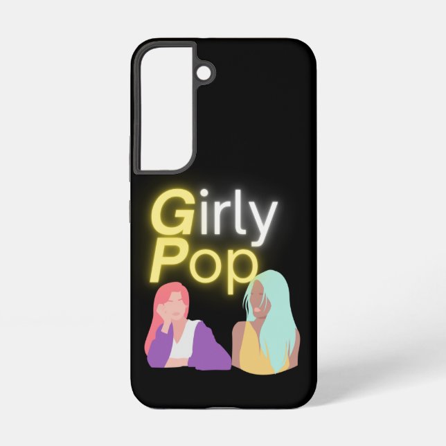 Mädchen-Pop-Telefon  Samsung Galaxy Hülle (Rückseite)