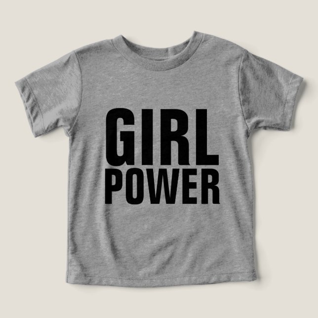 MÄDCHEN POWER Kinder Mädchen Babyspringer (Design Vorderseite)