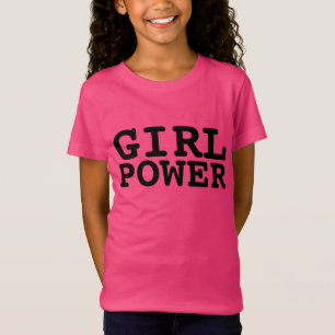 MÄDCHEN-POWER MÄDCHEN ROSA T-SHIRTS