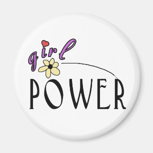 Mädchen-Power Magnet