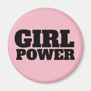 MÄDCHEN, POWER, Pink MAGNETS Magnet