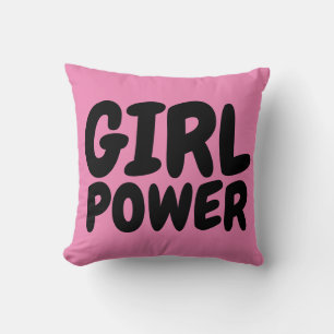 MÄDCHEN POWER PINK PILLOWS KISSEN
