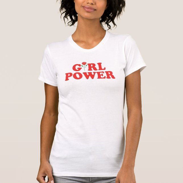 Mädchen-Power-T-Shirt T-Shirt (Vorderseite)
