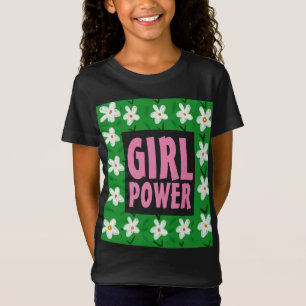 MÄDCHEN-POWER-T-SHIRTS DAMEN MÄDCHEN DUNKLE T-SHIR T-Shirt