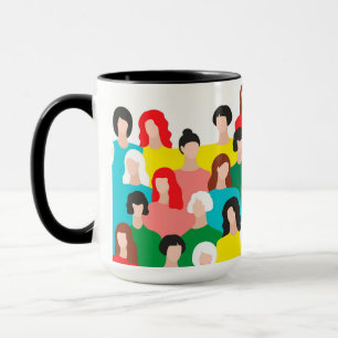 Mädchen-Power Tasse