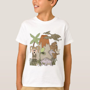 Mädchen-prähistorisches Lebens-T - Shirts und