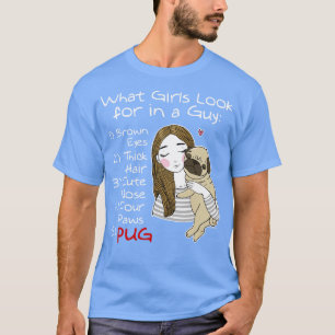 Mädchen pug T-Shirt