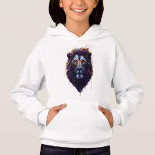 Mädchen Pullover Hoodie Lion