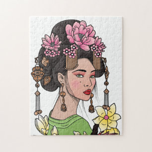 Mädchen Puzzle