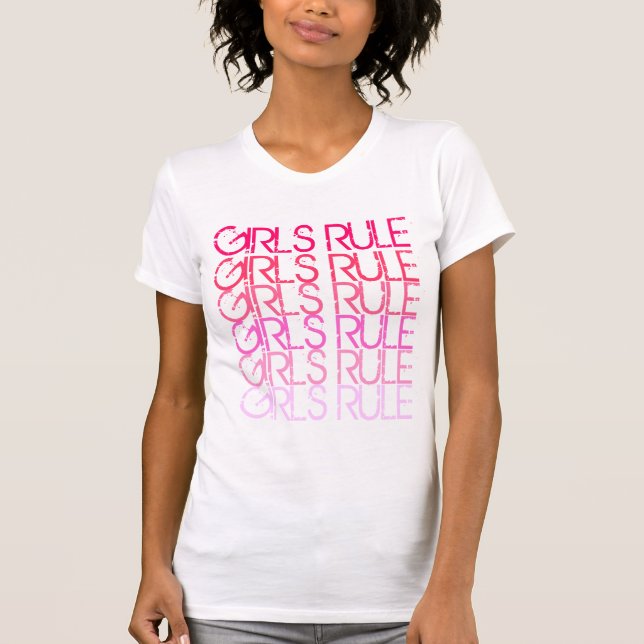 MÄDCHEN-REGEL-T - SHIRT (Vorderseite)