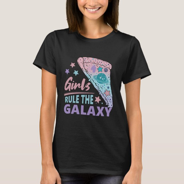 Mädchen regieren den Galaxy-T - Shirt (Vorderseite)