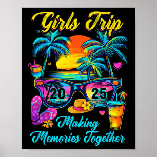 Mädchen Reise 2025 Erinnerungen schaffen passendes Poster