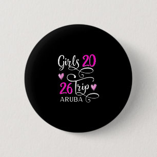 Mädchen Reise 2026 Aruby Urlaub Strand Kreuzfahrt Button