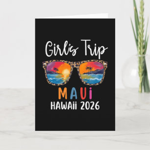 Mädchen Reise 2026 Maui Hawaii Mädchen Wochenende Karte