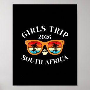 Mädchen Reise 2026 Südafrika Frühlingsferien 2026  Poster