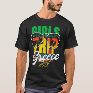 Mädchen Reise Griechenland 2025 T-Shirt Urlaub Woc