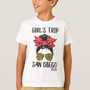 Mädchen Reise San Diego 2025 Urlaub Mädchen Wochen T-Shirt