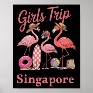 Mädchen Reise Singapur Urlaub Reisen  Poster