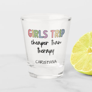Mädchen reisen billiger als Therapie   Girl-Wochen Schnapsglas
