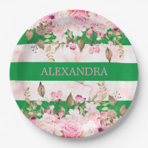 Mädchen Religiöse Feier Grün rosa Streifen