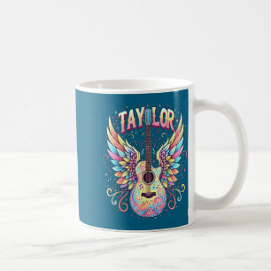 Mädchen Retro Taylor Vorname groovy 70er 80er  Kaffeetasse